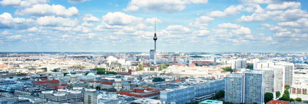 Aussicht auf Berlin und auf das Gebäude der Berliner Steuergespräche